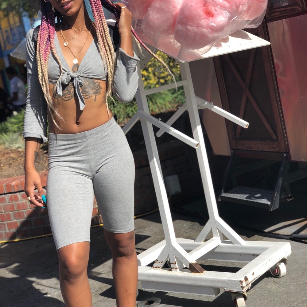 Biker Short Set